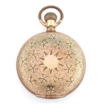 MEN'S ELGIN GOLD FILLED HUNTER'S CASE POCKET WATCH
