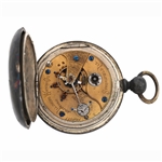 MEN'S ILLINOIS WATCH CO. COIN SILVER CASE POCKET WATCH
