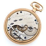 MEN'S E. HOWARD & CO. GOLD FILLED CASE POCKET WATCH 