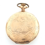 MEN'S ILLINOIS WATCH CO. GOLD FILLED CASE POCKET WATCH 