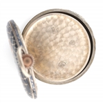 MEN'S GALA .800 SILVER HUNTER'S CASE POCKET WATCH