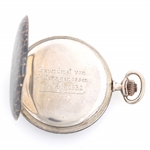 MEN'S GALA .800 SILVER HUNTER'S CASE POCKET WATCH