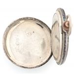MEN'S GALA .800 SILVER HUNTER'S CASE POCKET WATCH