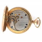 MEN'S COLUMBIA GOLD FILLED HUNTER'S CASE POCKET WATCH