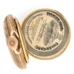 MEN'S COLUMBIA GOLD FILLED HUNTER'S CASE POCKET WATCH