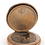MEN'S ELGIN GOLD FILLED HUNTER'S CASE POCKET WATCH