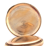 MEN'S ELGIN GOLD FILLED HUNTER'S CASE POCKET WATCH