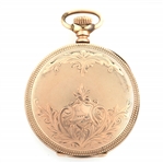 MEN'S ELGIN GOLD FILLED HUNTER'S CASE POCKET WATCH