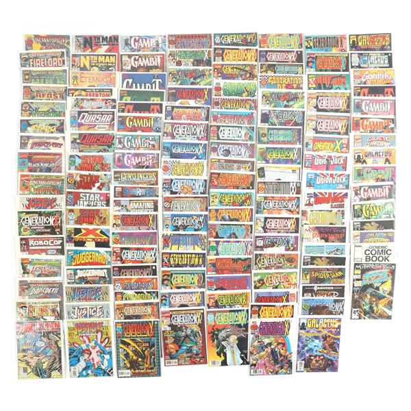 MARVEL COMIC BOOKS - GAMBIT, GENERATION X, STAR JAMMERS