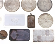 UNITED STATES SILVER ROUNDS, INGOTS, & TOKEN