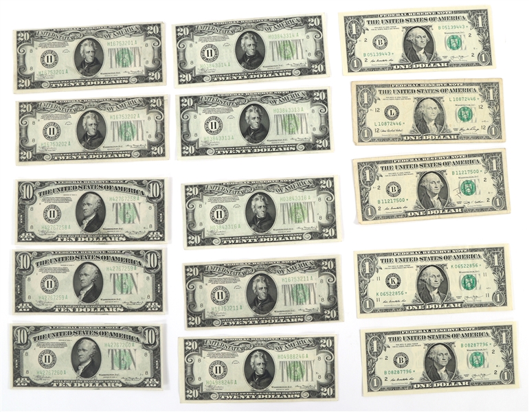 US FEDERAL RESERVE NOTES - SEQUENTIAL, STAR, & MORE