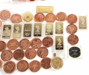 1 OZ COPPER ROUNDS & FANTASY INGOTS