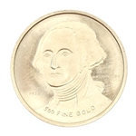 1976 US BICENTENNIAL GEORGE WASHINGTON .500 GOLD COIN