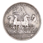 1689 ROMAN-GERMAN EMPIRE LEOPOLD I SILVER MEDAL 
