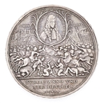 1689 ROMAN-GERMAN EMPIRE LEOPOLD I SILVER MEDAL 