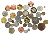 US & FOREIGN TOKENS, FANTASY COINS, & COPPER BULLION