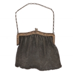 STERLING SILVER CARTER, HALE & CO. MESH HANDBAG