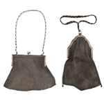 STERLING SILVER MESH HANDBAGS