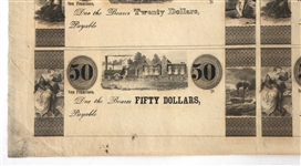 1800's UNKNOWN ISSUER SAN FRANCISCO UNCUT NOTES