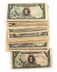 JAPANESE PHILIPPINES WWII OCCUPATION NOTES - LOT OF 100