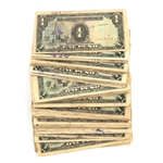 JAPANESE PHILIPPINES WWII OCCUPATION NOTES - LOT OF 100
