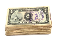 JAPANESE PHILIPPINES WWII OCCUPATION NOTES - LOT OF 100