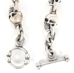 STERLING SILVER SKULL NECKLACES & PENDANT