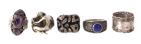 STERLING SILVER RINGS - LOT OF 20