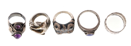 STERLING SILVER RINGS - LOT OF 20