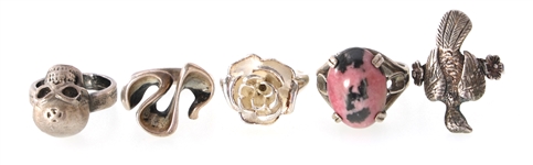 STERLING SILVER RINGS - LOT OF 20