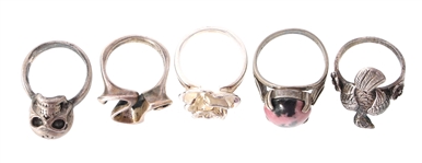 STERLING SILVER RINGS - LOT OF 20