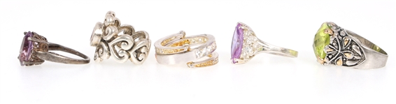 STERLING SILVER RINGS - LOT OF 20