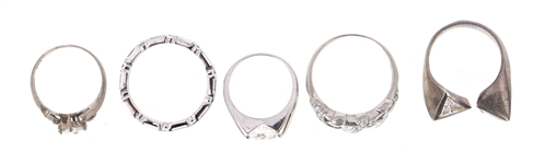 STERLING SILVER RINGS - LOT OF 20