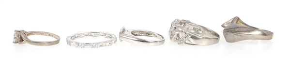 STERLING SILVER RINGS - LOT OF 20
