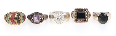 STERLING SILVER RINGS - LOT OF 20