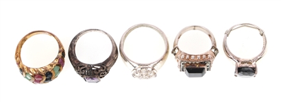 STERLING SILVER RINGS - LOT OF 20