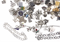 SILVER CHARMS & CHARM BRACELETS
