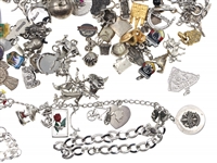 SILVER CHARMS & CHARM BRACELETS