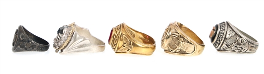 MENS STERLING SILVER RINGS - LOT OF 19