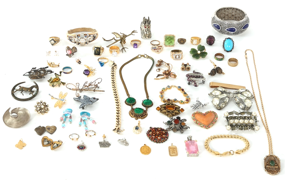 COSTUME JEWELRY - BRACELETS, NECKLACES, RINGS, & MORE