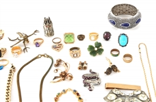 COSTUME JEWELRY - BRACELETS, NECKLACES, RINGS, & MORE