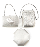 STERLING SILVER PURSES & COMPACT 