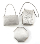 STERLING SILVER PURSES & COMPACT 