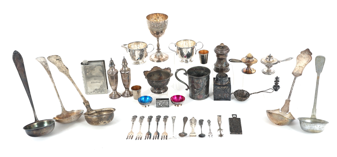 SILVERPLATE ITEMS - TABLEWEAR, UTENSILS, & MORE