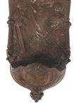 GREEK ORTHODOX TRIPTYCH ICON & HOLY WATER FONT