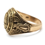 MEN'S 10K YELLOW GOLD U.S. SPEARHEAD DIVISION RING