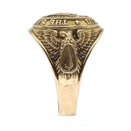 MEN'S 10K YELLOW GOLD U.S. SPEARHEAD DIVISION RING