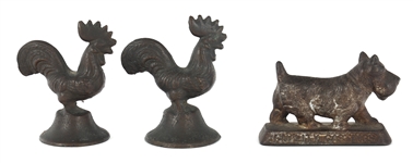 BRONZE ANIMAL FIGURINES & PAPERWEIGHTS 