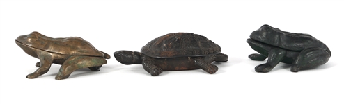 BRONZE ANIMAL FIGURINES & PAPERWEIGHTS 
