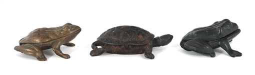BRONZE ANIMAL FIGURINES & PAPERWEIGHTS 